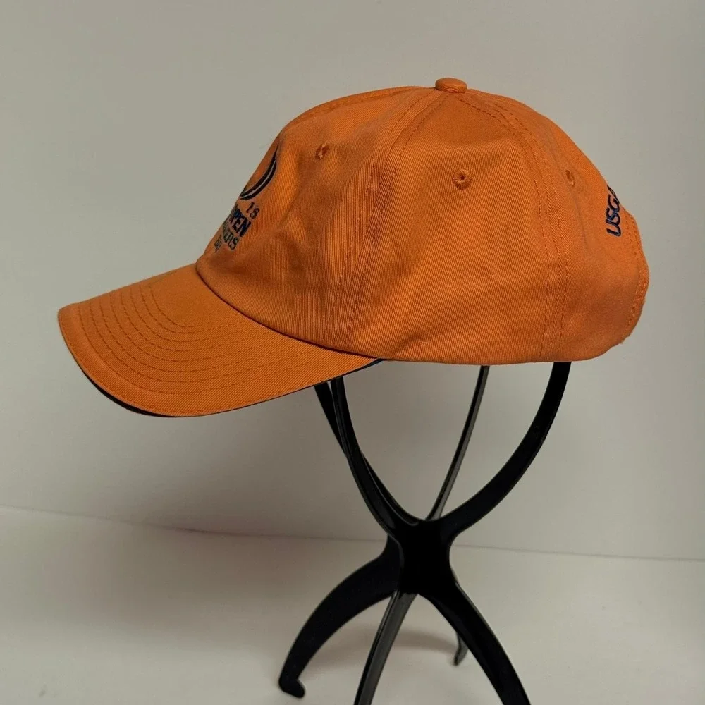 2015 U.S. Open Chambers Bay Golf Hat Adjustable Orange USGA Member - Picture 3 of 8